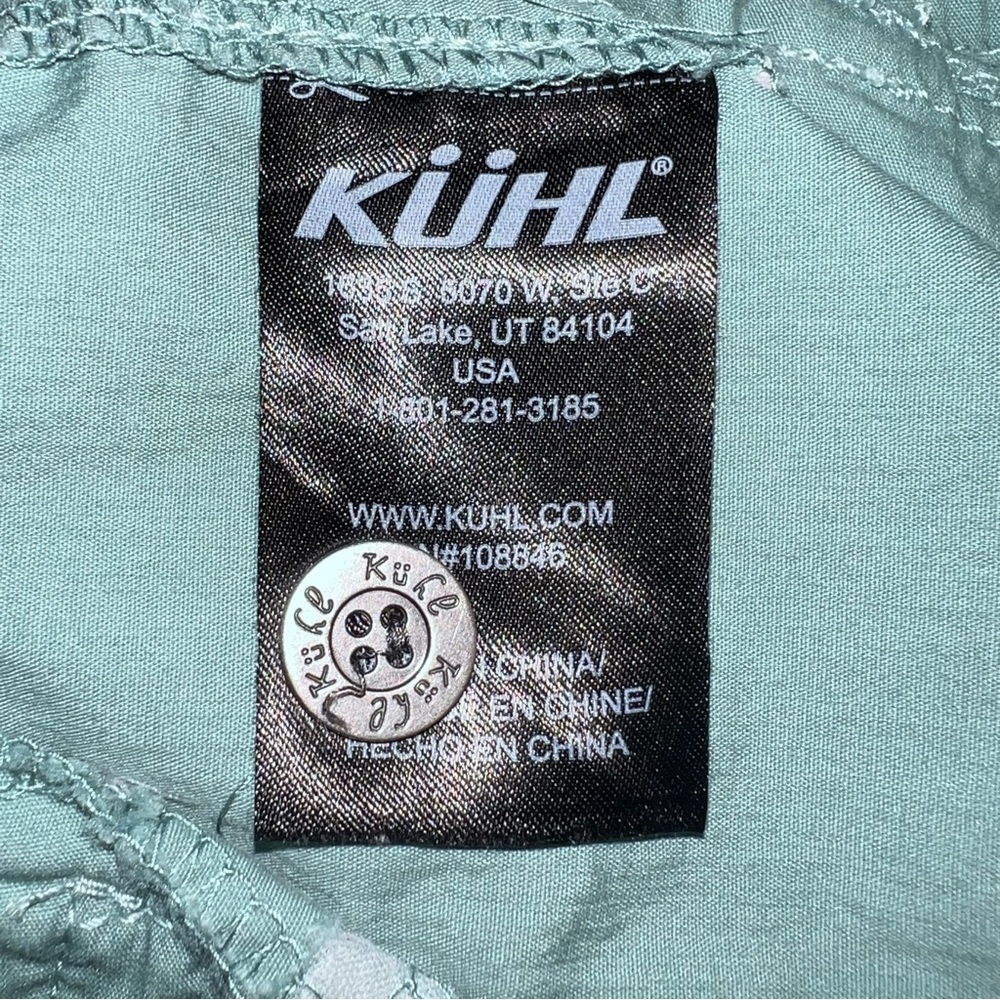 KUHL Women’s Kontra Hiking Shorts - Size 4, Mint Green - Picture 9 of 11